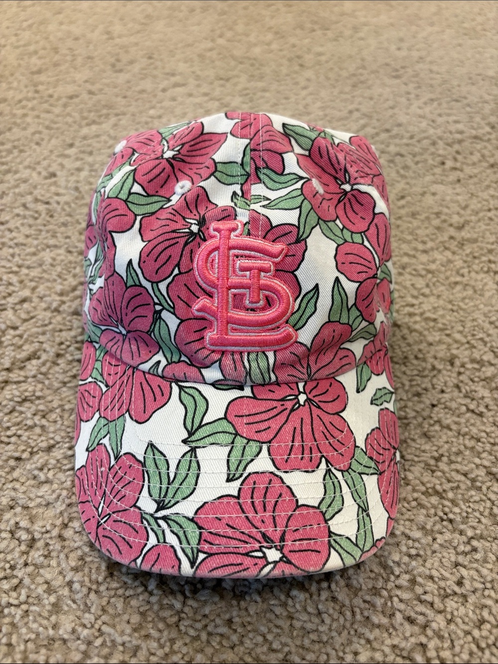 St. Louis cardinals floral hat
